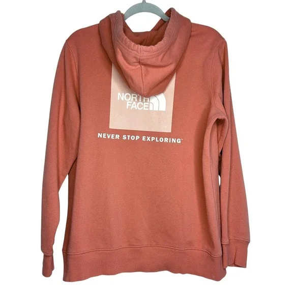 The North Face Hoodie Womens Large Pink Get Lost Moab Graphic Pullover Camping - Picture 2 of 14
